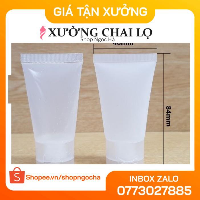 Tuýp Chiết Mỹ Phẩm ❤ GIÁ RẺ NHẤT ❤ Tuýp nhựa (tube) 8g,10g,20g,30g,50g,70g,100g,150g,250g chiết mỹ phẩm