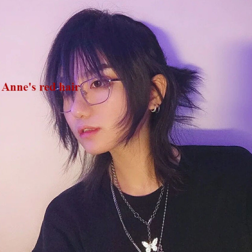 Tóc giả ngắn phong cách Hàn Quốc thời trang cho nam và nữ