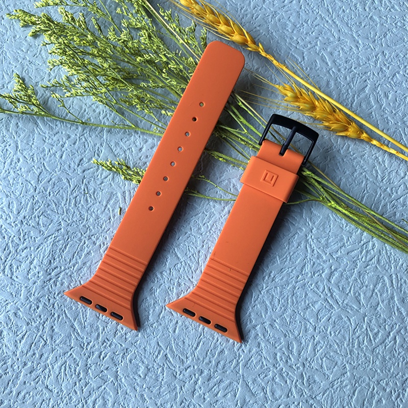 Dây Silicone Thay Thế Cho Đồng Hồ Thông Minh apple watch Series 7 band 45mm 41mm 40 44 42 38mm 6 se 5 4 3