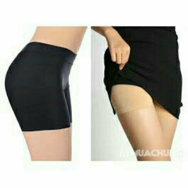 Quần đùi mặc trong váy thông hơi không đường gân