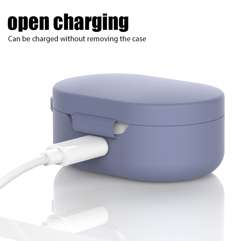 Vỏ Bảo Vệ Hộp Sạc Tai Nghe bluetooth xiaomi / e6s / a6s Bằng Silicon Thời Trang Sang Trọng Cho xiaomi redmi airdots