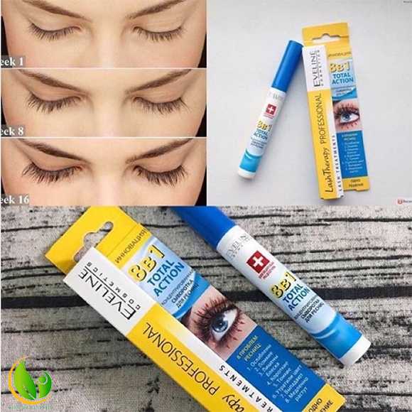 [CHÍNH HÃNG] Huyết thanh dưỡng dài và dày mi Eveline 8 in 1 Nga 10ml