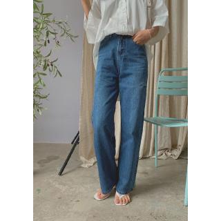 Quần jeans ống đứng rách đùi Q-9137