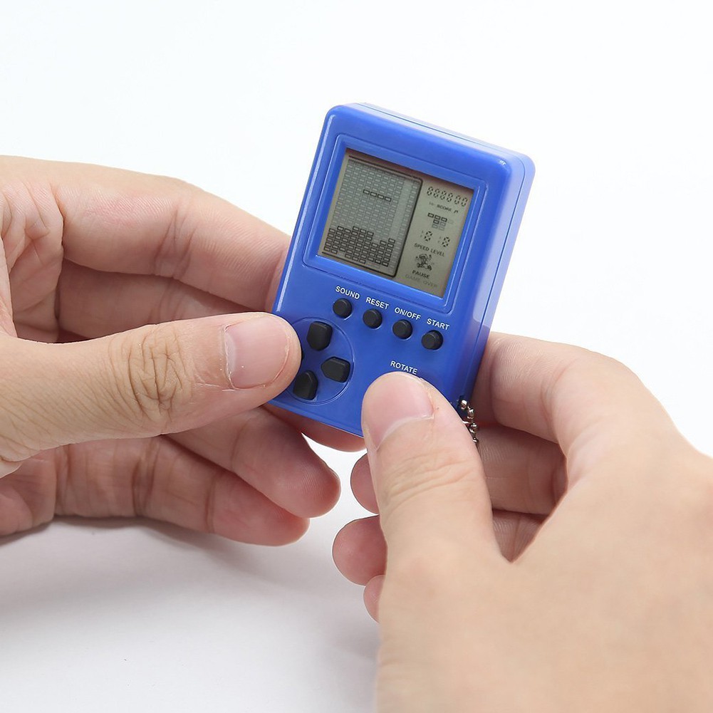Mini Portable Keychain Mặt dây chuyền Tetris Máy chơi game Cổ điển Máy chơi game Cổ điển | BigBuy360 - bigbuy360.vn
