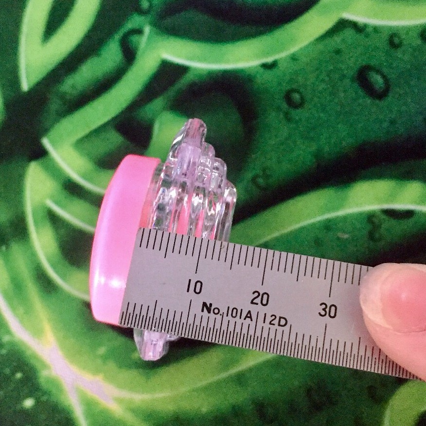 10 hũ nhựa vuông DĨA BAY nắp hồng 5g  _ChaiLoHuMyPham