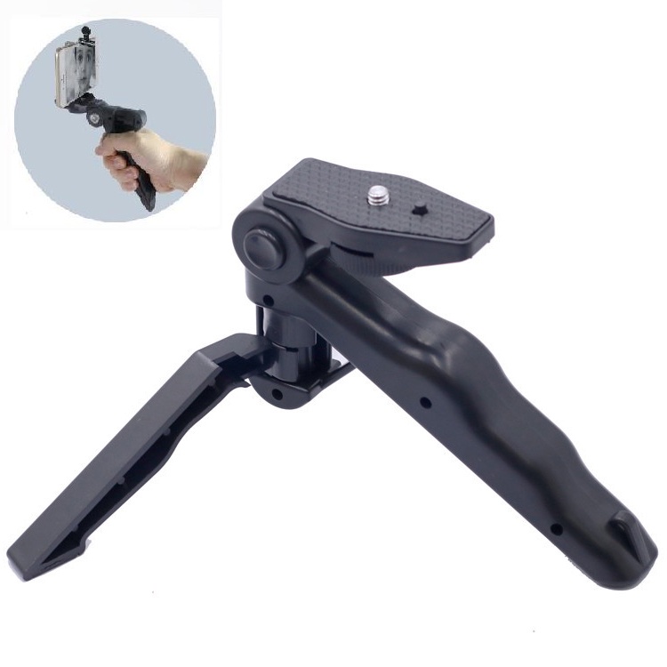 Chân Tripod Handgrip Mini xếp gọn cho Gopro, Sjcam, Xiaomi Yi Action