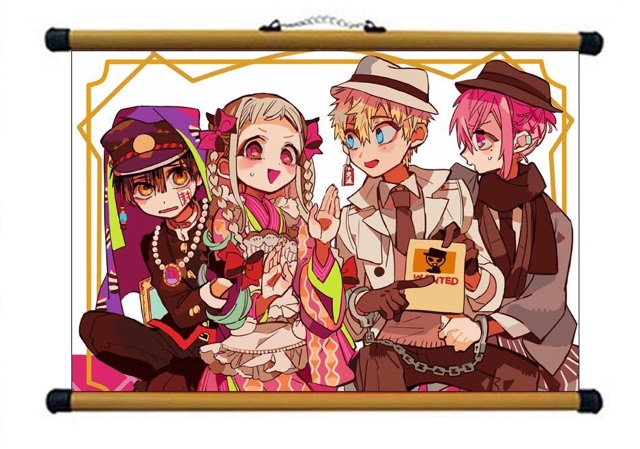 Ảnh Poster anime jibaku shounen hanako-kun , tranh treo tường anime