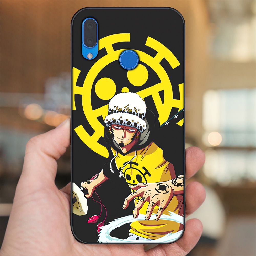 Ốp lưng Huawei Nova 3, Nova 3i, Nova 3e, P20 Lite viền đen in hình Law One Piece