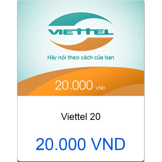 Thẻ Viettel 20K
