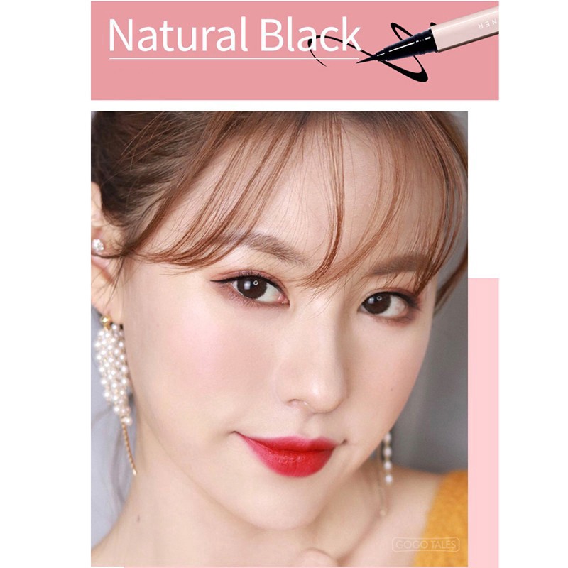 Bút kẻ mắt nước GoGo Tales Of Eyeliner có thiết kế nhỏ gọn với đầu cọ thanh mảnh