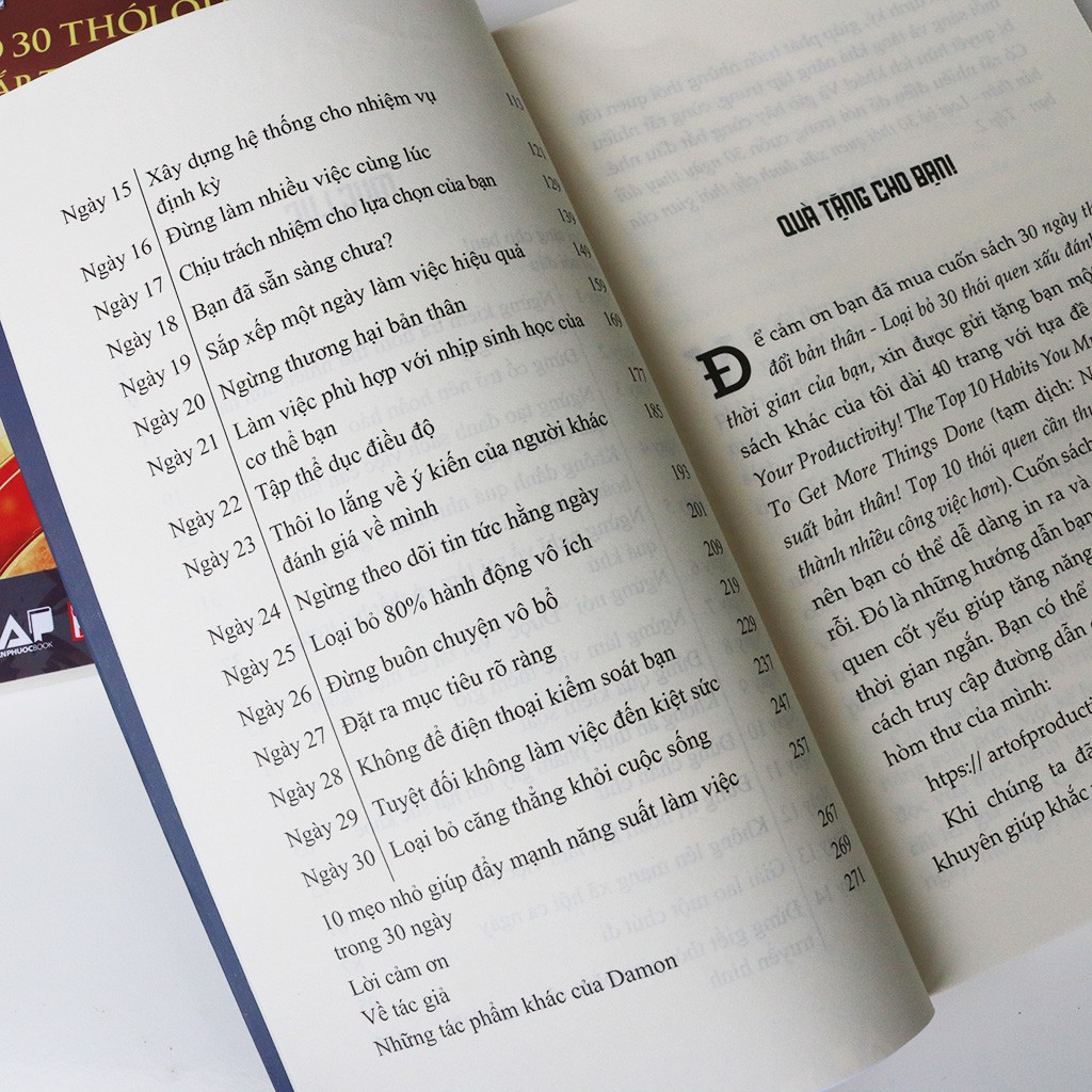Sách - 30 Ngày Thay Đổi Bản Thân - Loại Bỏ 30 Thói Quen Xấu Đánh Cắp Thời Gian Của Bạn - Tập 1 - An Phước Books
