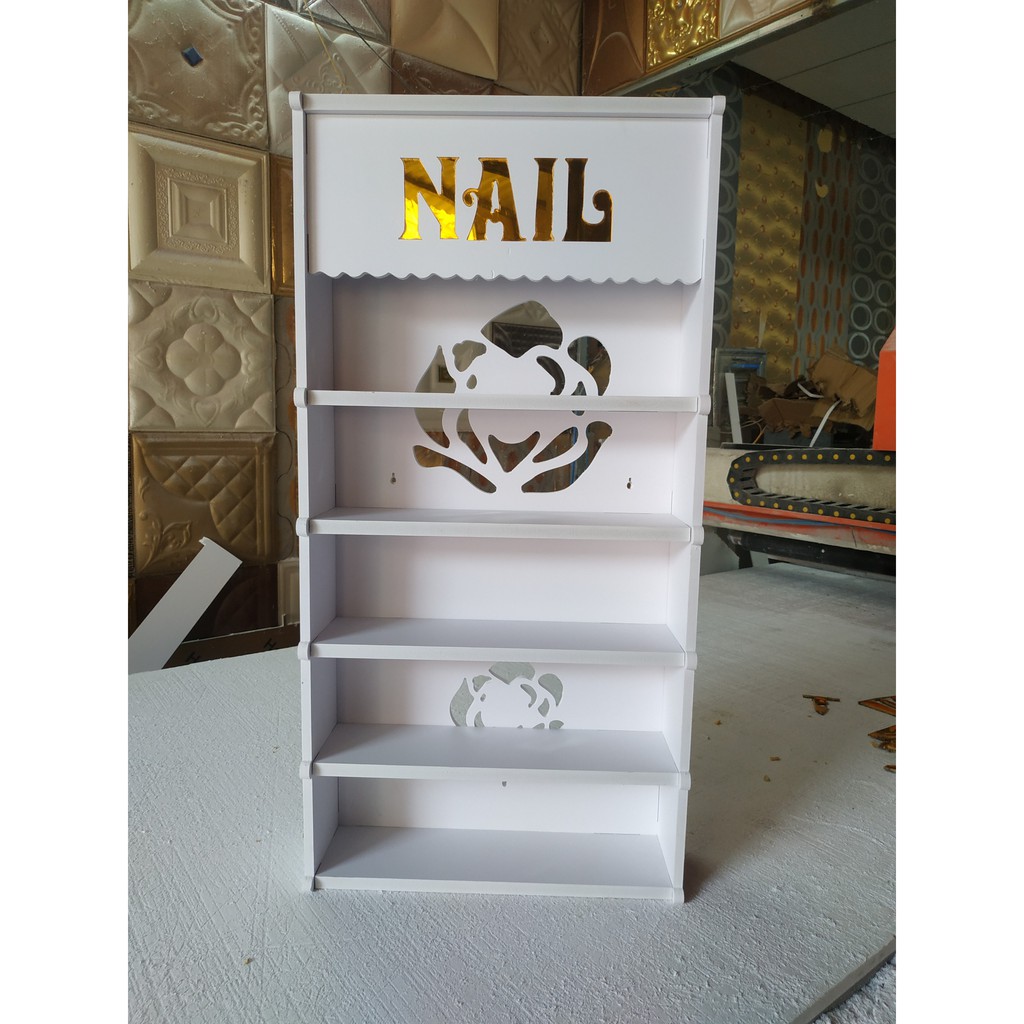 Kệ Sơn  Nail Treo Tường Dễ Thương Full Bộ Kèm Vít