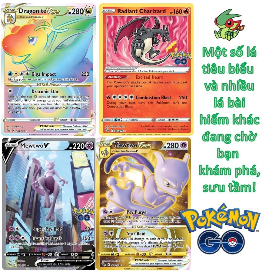 Hộp bài Pokemon TCG Pokemon GO Premium Collection Radiant Eevee cao cấp có Playmat, Promo hiếm .. - PokeCorner