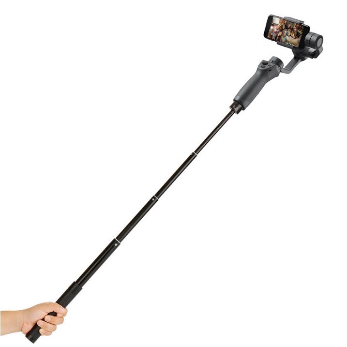 Gậy nối dài kèm tripod hợp kim nhôm cứng cáp- Nối dài 75cm cho mọi GIMBAL