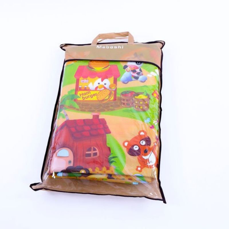 [FREESHIP] Thảm Xốp Cao Cấp Maboshi Loại 2 Mặt 1.8x2m, Thảm Cho Bé Chơi Và Học.