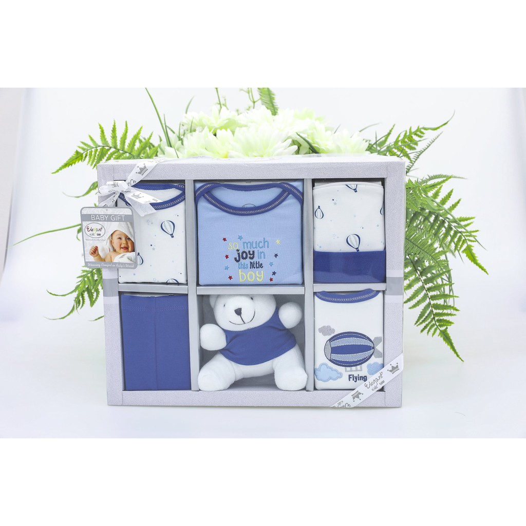 Set quà tặng sơ sinh cao cấp 6 chi tiết - Lovekids