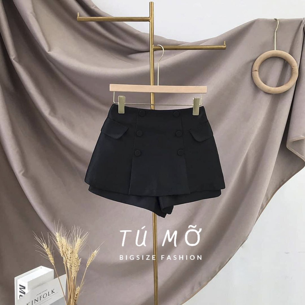 Quần váy Bigsize 6 nút QV0001 Tú Mỡ - Đủ size từ 50-85KG | BigBuy360 - bigbuy360.vn