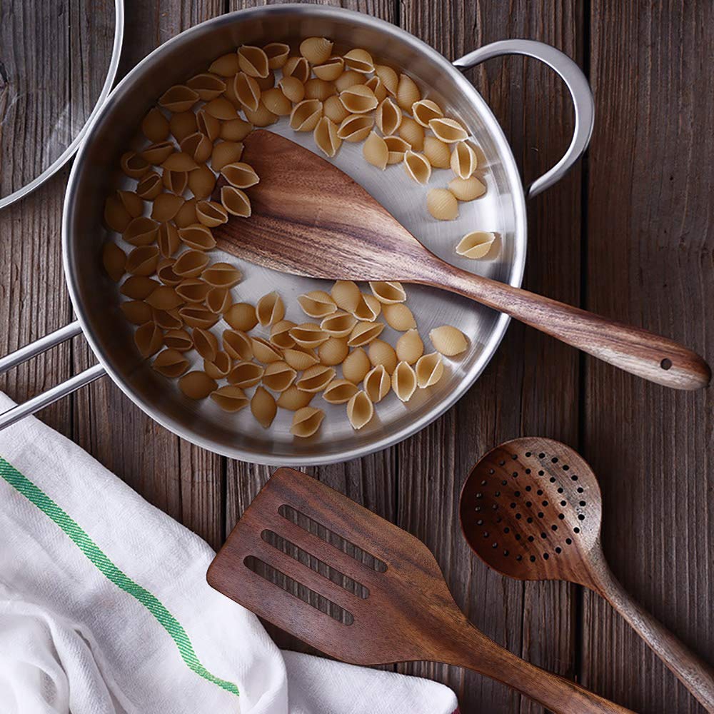 Bộ 6 Dụng Cụ Nấu Ăn Bằng Gỗ Không Dính