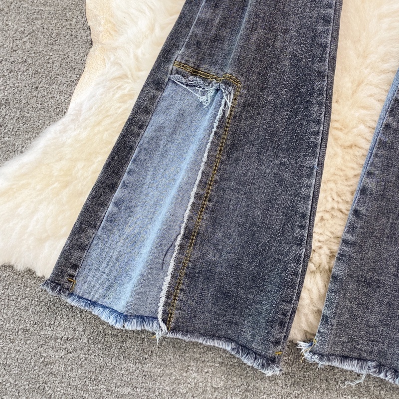 Quần Jeans Nữ Ống Loe Lưng Cao Thời Trang
