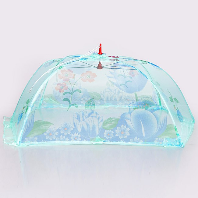 Mùng Chụp Em Bé Voan In Bông Đẹp