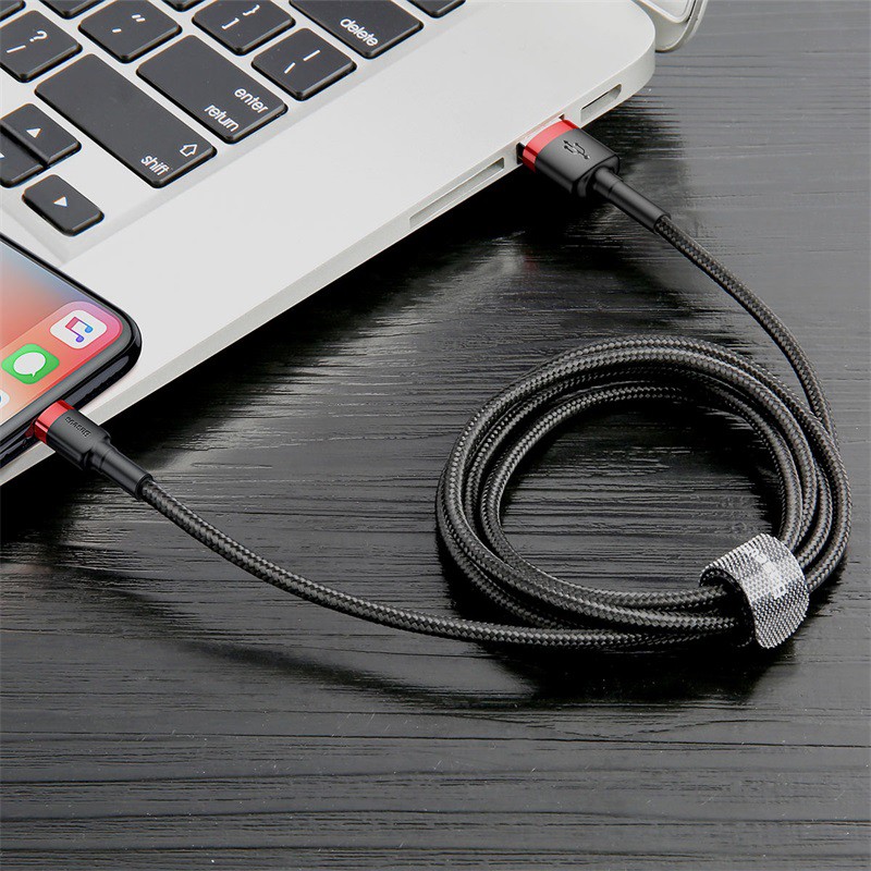 Cáp sạc và truyền dữ liệu Baseus cổng USB dành cho điện thoại iPhone