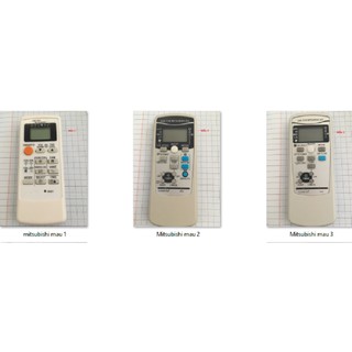 Remote máy lạnh Mitsubishi (Nhiều mẫu)