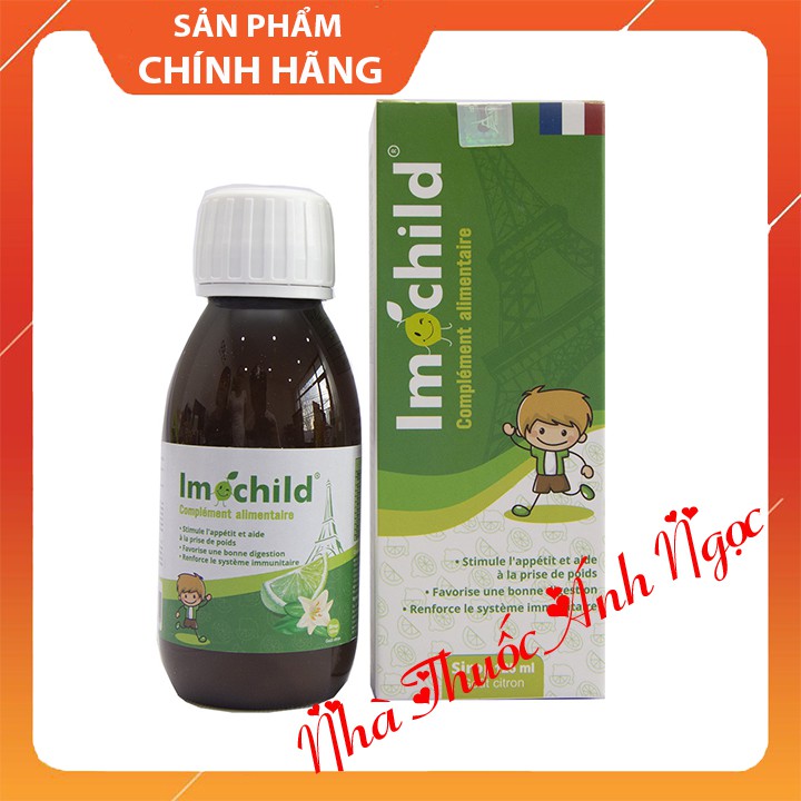 Siro Imochild - hỗ trợ tăng cường sức đề kháng cho trẻ, giúp trẻ ăn ngon hơn