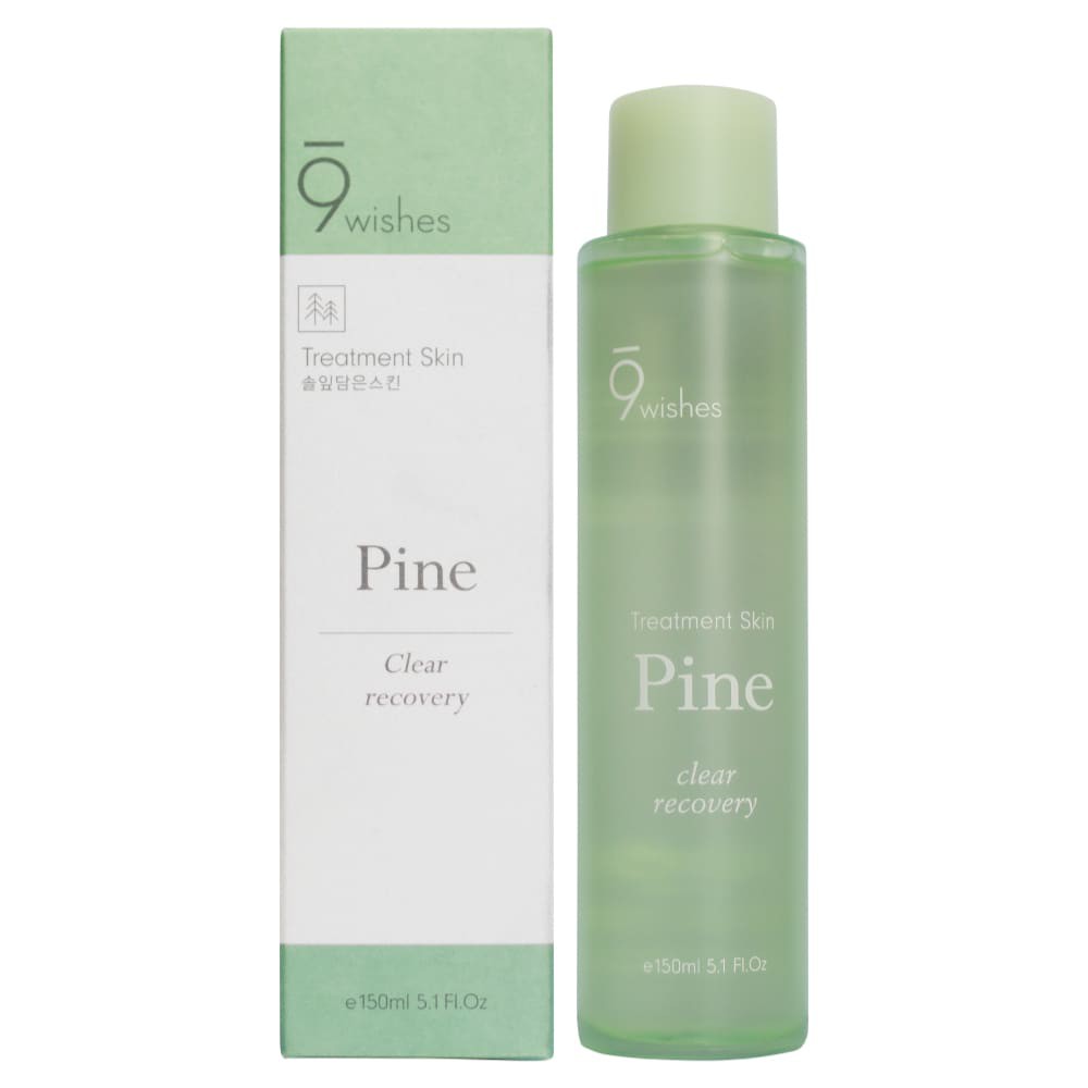 Nước Cân Bằng 9 Wishes Pine Treatment Skin Clear Recovery Thanh Lọc Da 150ml