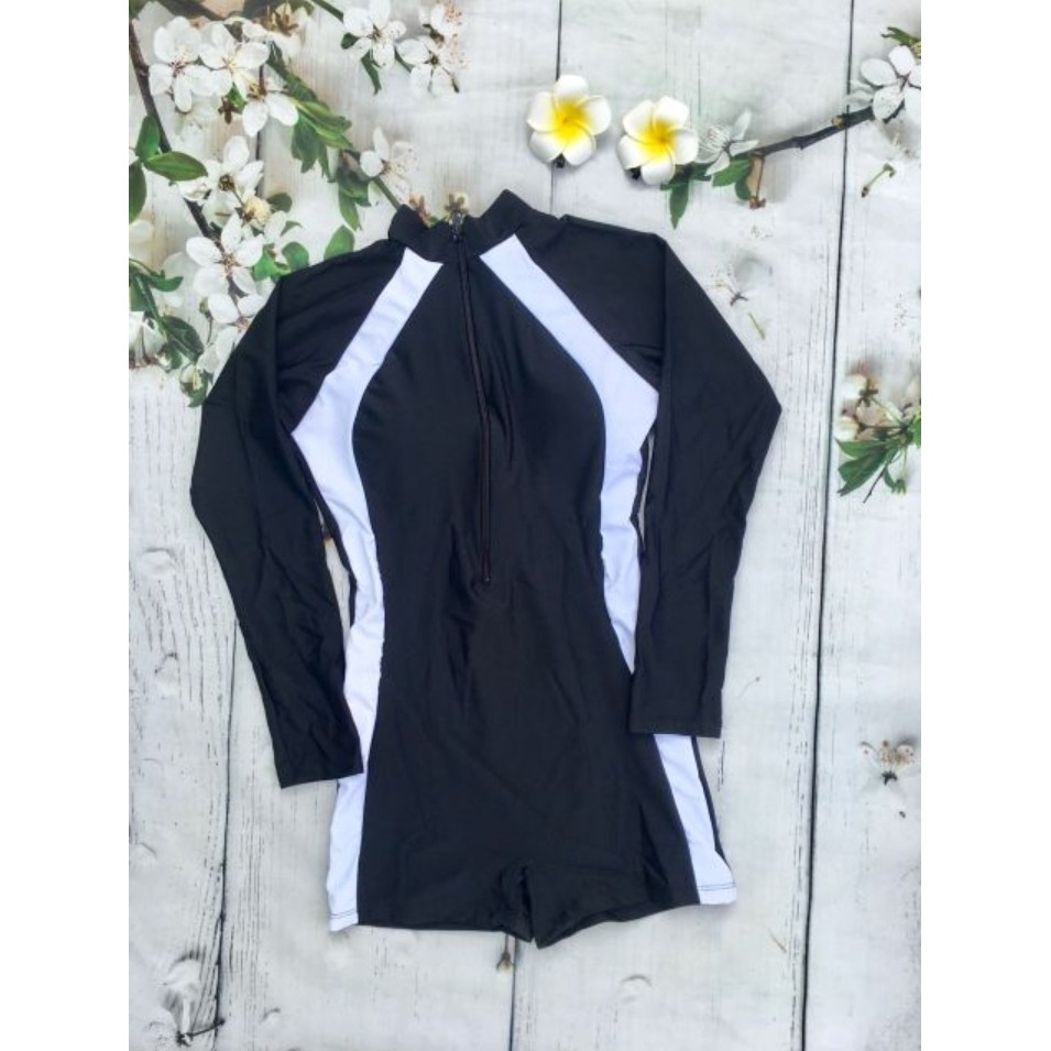 Bikini nữ kín đáo đồ đi biến 1 mảnh khóa kéo VATIXA BKN18 | BigBuy360 - bigbuy360.vn