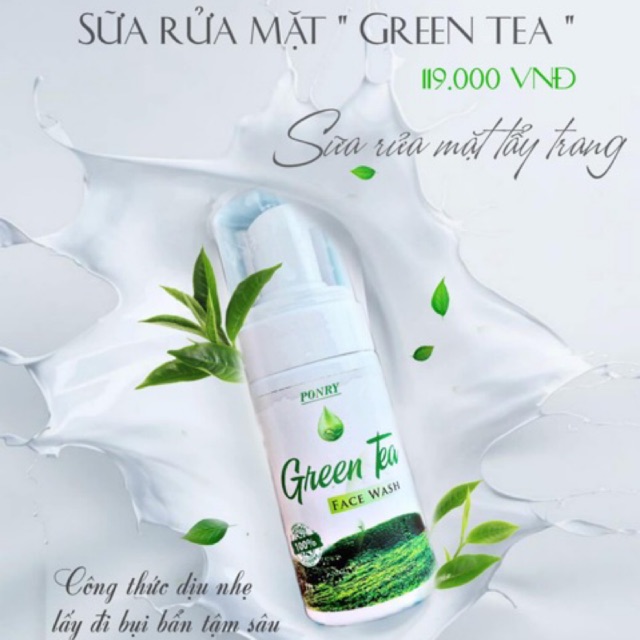 Sữa rửa mặt tạo bọt GREEN TEA (Của Ponry) | BigBuy360 - bigbuy360.vn