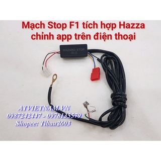 Mạch Stop F1 tích hợp Hazza chỉnh app cho các dòng xe - tuỳ chỉnh hiệu ứng trên điện thoại