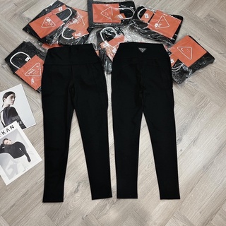 [Hàng sẵn/Ảnh thật] Quần legging cạp cao hack dáng Prda