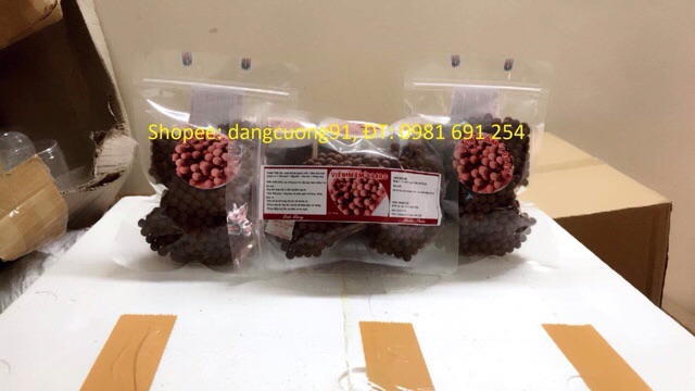 Combo 2kg viên mầm cacao đóng túi zíp, 1kg bột mầm
