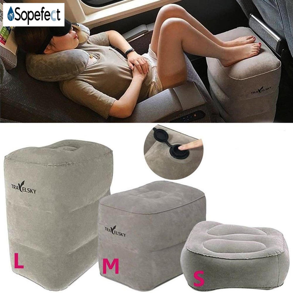 Gối Bàn Võng Du Lịch Bơm Hơi Sopefect Chân Chân Gối Du Lịch Nghỉ Ngơi Cho Máy Bay Xe Buýt Xe Lửa Giường Trẻ Em-168