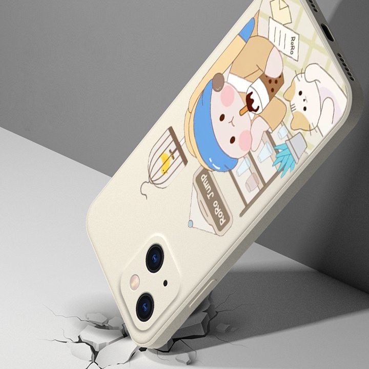 Ốp lưng IPhone Roro-Jump Cạnh vuông 6/6s/6Plus/6sPlus/7/8/7Plus/8Plus/x/xs/xr/xsmax/11/11pro/12/13/14/Pro/Plus/ProMax