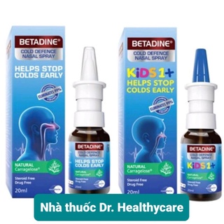 ✅ betadine cold defence nasal spray 20ml - dung dịch xịt mũi ngừa cảm cúm