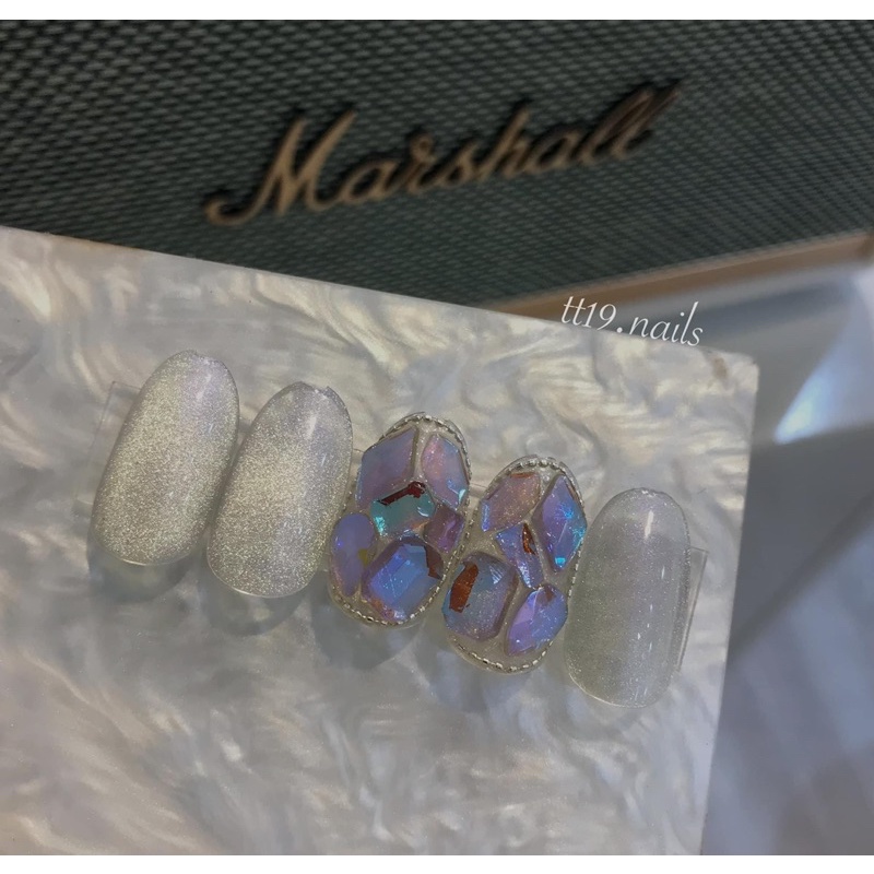 Tấm xà cừ vân Decor chụp ảnh - Pha màu MaiAnhNails