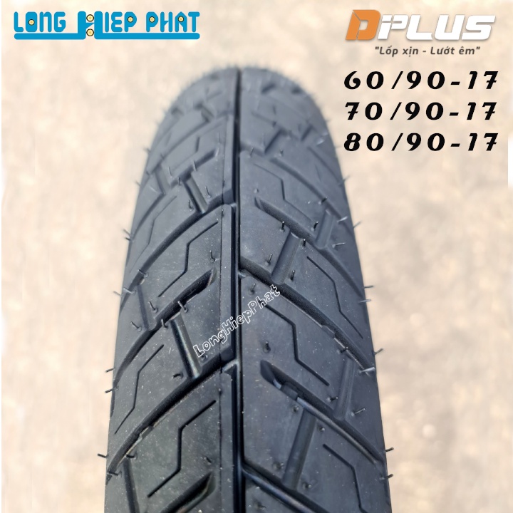 VỎ  XE LOẠI KHÔNG RUỘT DPLUS_60, 70, 80/90-17_TIÊU CHUẨN NHẬT BẢN_SX TẠI VN_HÀNG VN CHẤT LƯỢNG CA0_ISO9001