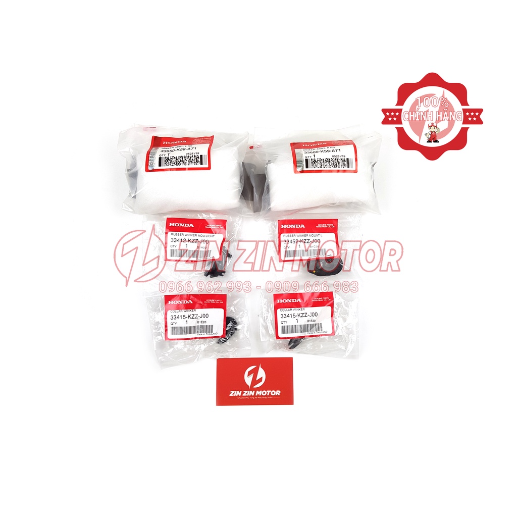Cao su pát sắt đèn xi nhan Vario 150 Vario 125 2018 - 2021 Click 150i 2019 Click 125 2019 ADV 150 chính hãng Honda