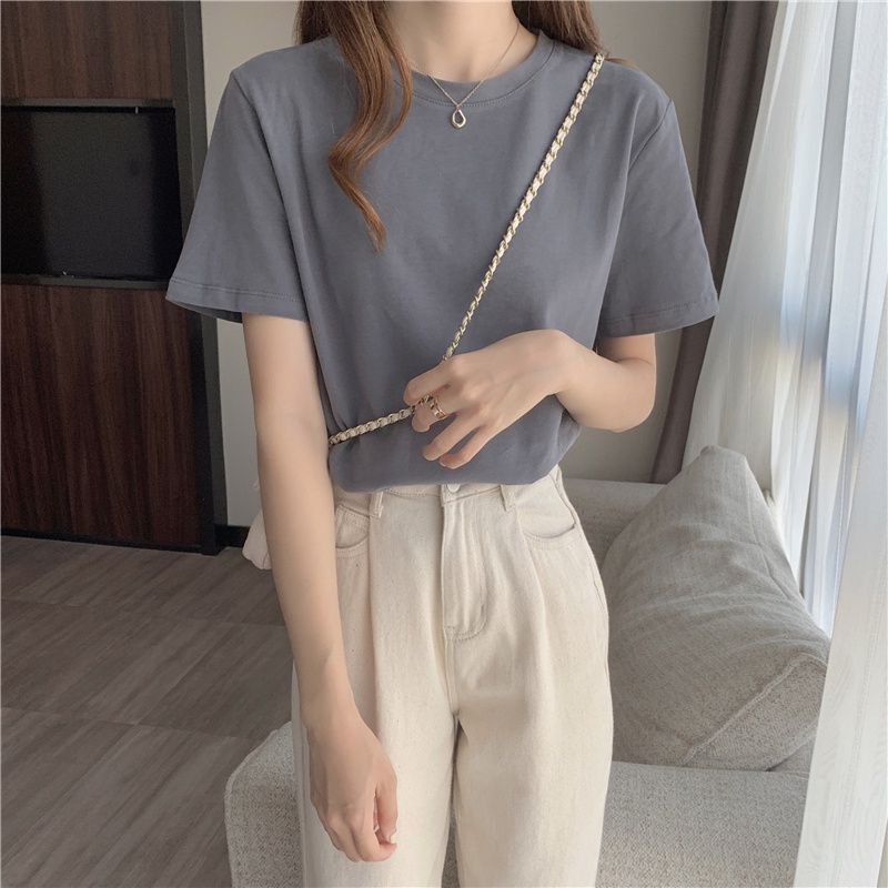 Áo thun NZN tay ngắn đơn giản thời trang dễ phối đồ cho nữ