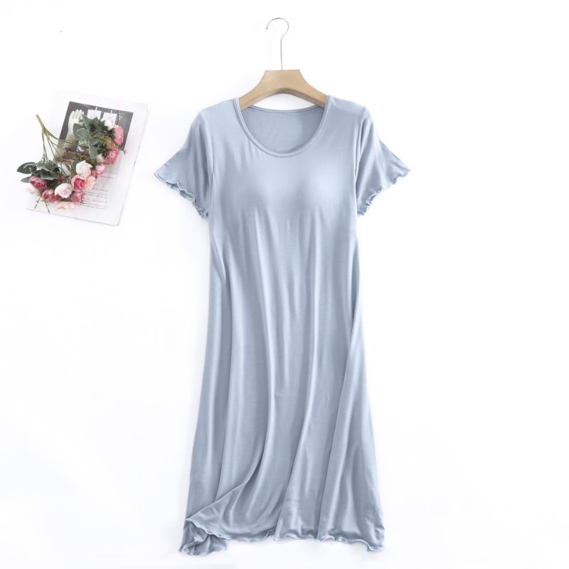Đầm cotton kèm bra cao cấp