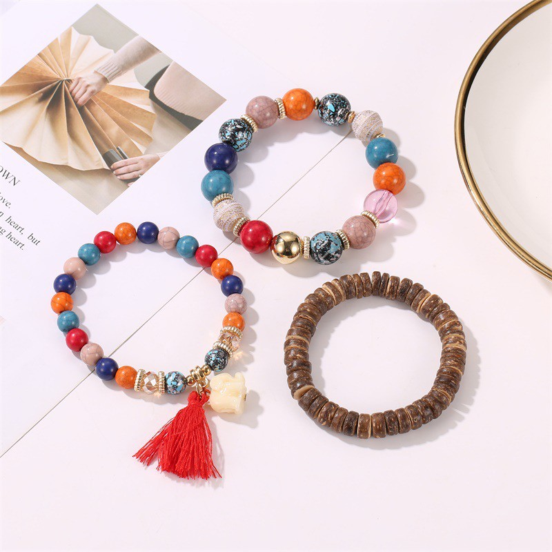 Bohemian Style Tassel String Bracelets