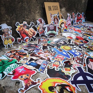 Combo hình dán cao cấp One Piece sticker