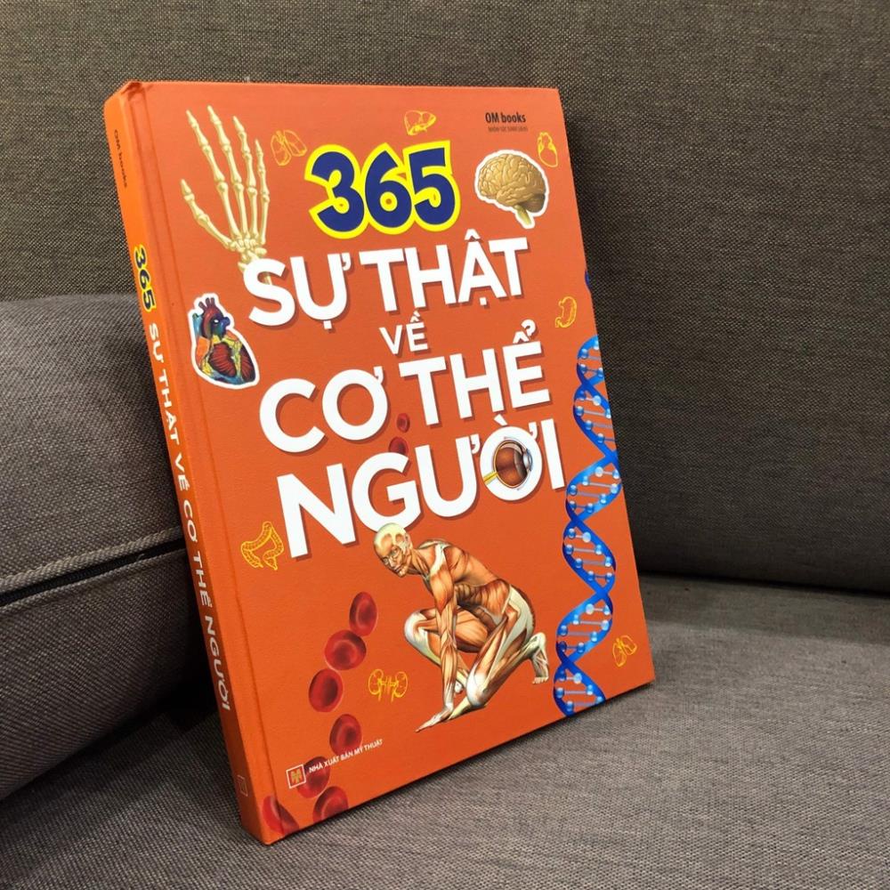 Sách: 365 Sự Thật Về Cơ Thể Người - Bìa Cứng (Tái bản) - Minh Long
