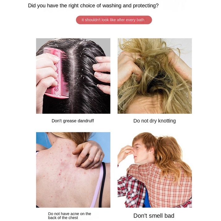 Dầu Gội Đầu Dưỡng Ẩm Nuôi Dưỡng Da Đầu Mềm Mại Kiềm Dầu Màu Hồng Quyến Rũ 500ml