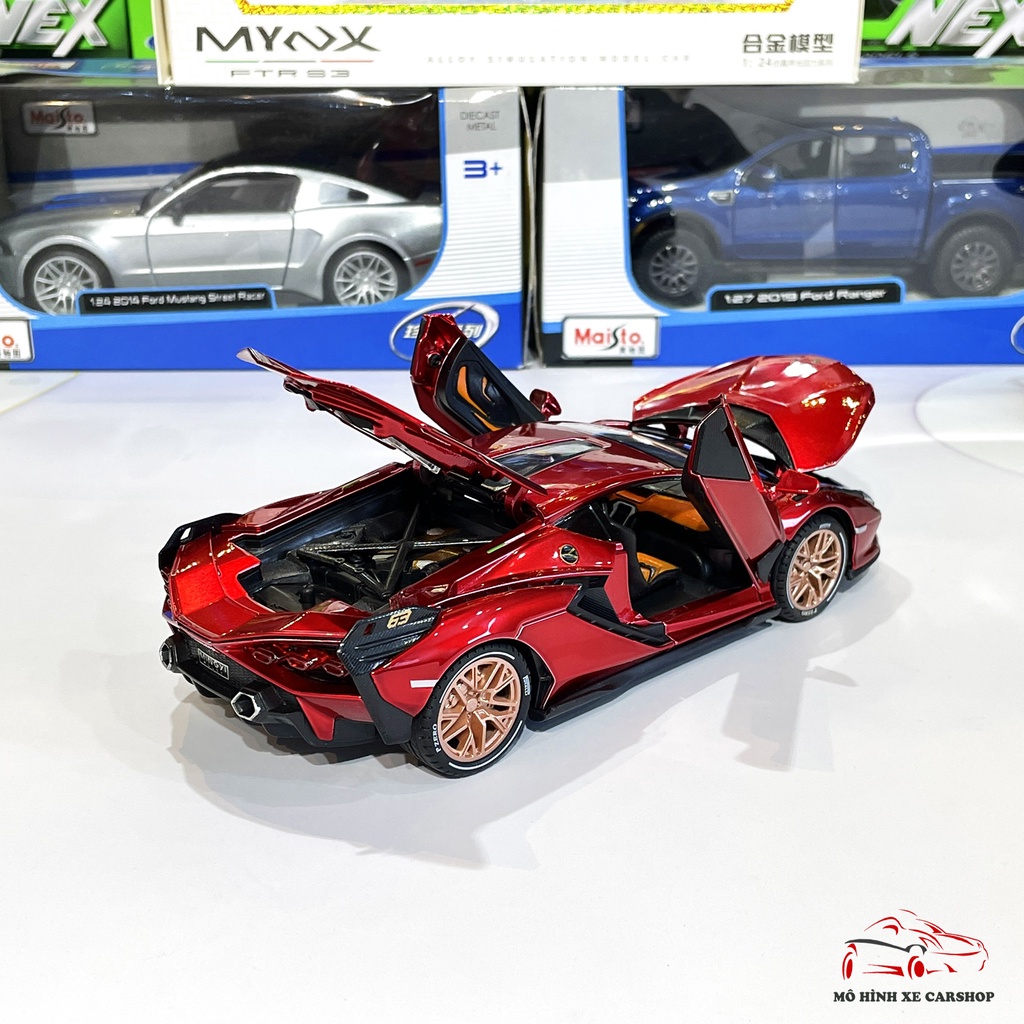 Xe mô hình ô tô Lamborghini Sian FKP 63 Tỉ Lệ 1:24 Hãng MYNX Carshop