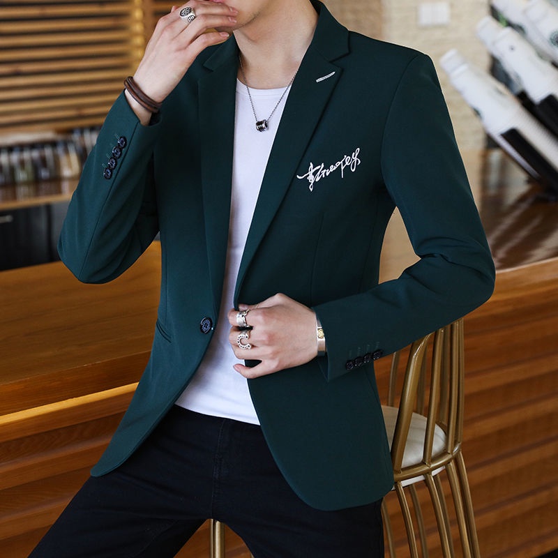 # Áo Khoác Nam# Áo Khoác Vest Lịch Lãm Trẻ Trung Phong Cách Xuân Thu Cho Nam# Áo Vest Dáng Ôm Phong Cách Hàn Quốc Thời Trang Xuân Thu Cho Nam