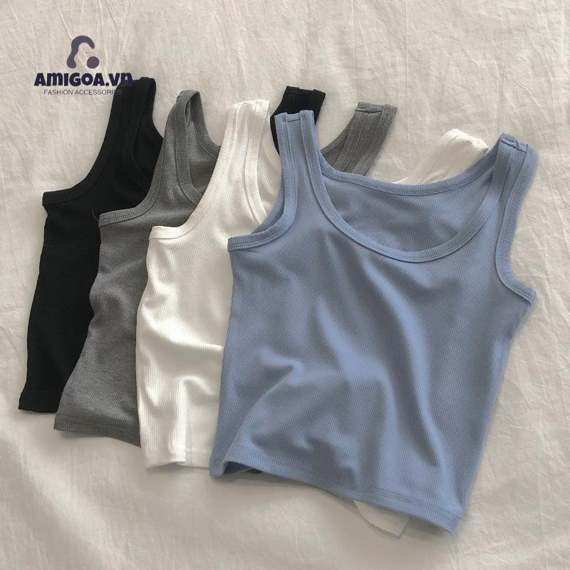 ✨✨Áo ba lỗ nữ croptop basic đủ màu chất đẹp cho mùa hè năng động