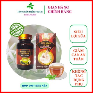 Cao chè vằng lợi sữa viên hoàn hộp 300 viên_Giúp lợi sữa, giảm cân, điều hòa khí huyết, cải thiện giấc ngủ hiệu quả