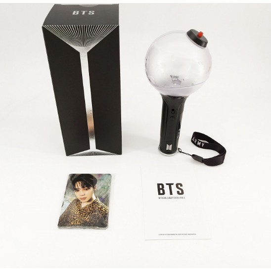 [full phụ kiện + tặng 7 card] Đèn cổ vũ Lightstick BTS BOMB ver 3 unoff có sẵn